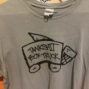 Tankshit box truck shirt large